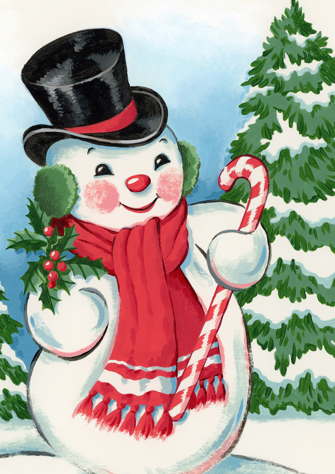 SH_Cmas_2572_Classic Snowman Flag_Creatif ©Steve Haskamp - Creatif License