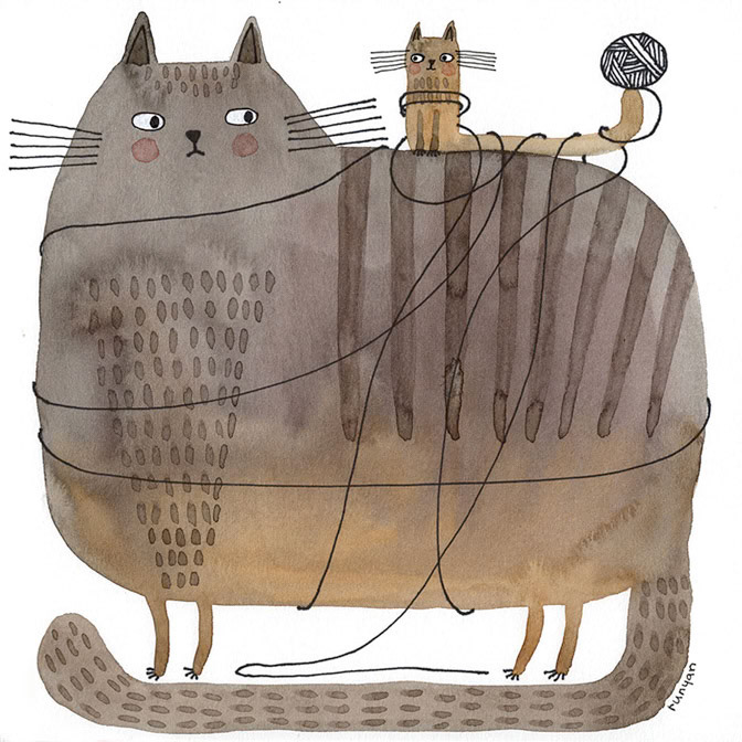BIG &amp; SMALL - Terry Runyan - Creatif _Cat _  Creatif