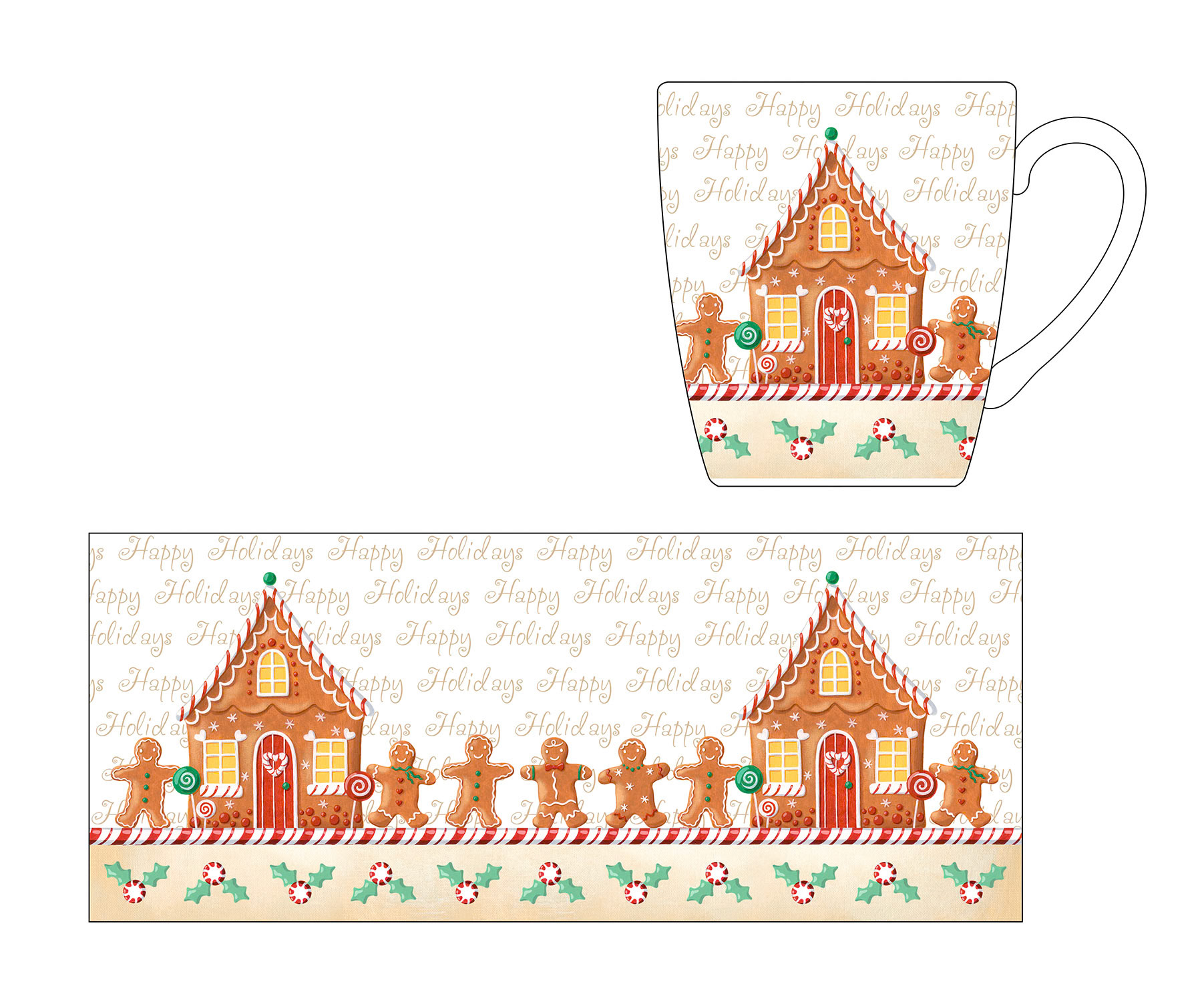 SH_Cmas_596_Gingerbread House Mug_Creatif ©Steve Haskamp - Creatif License