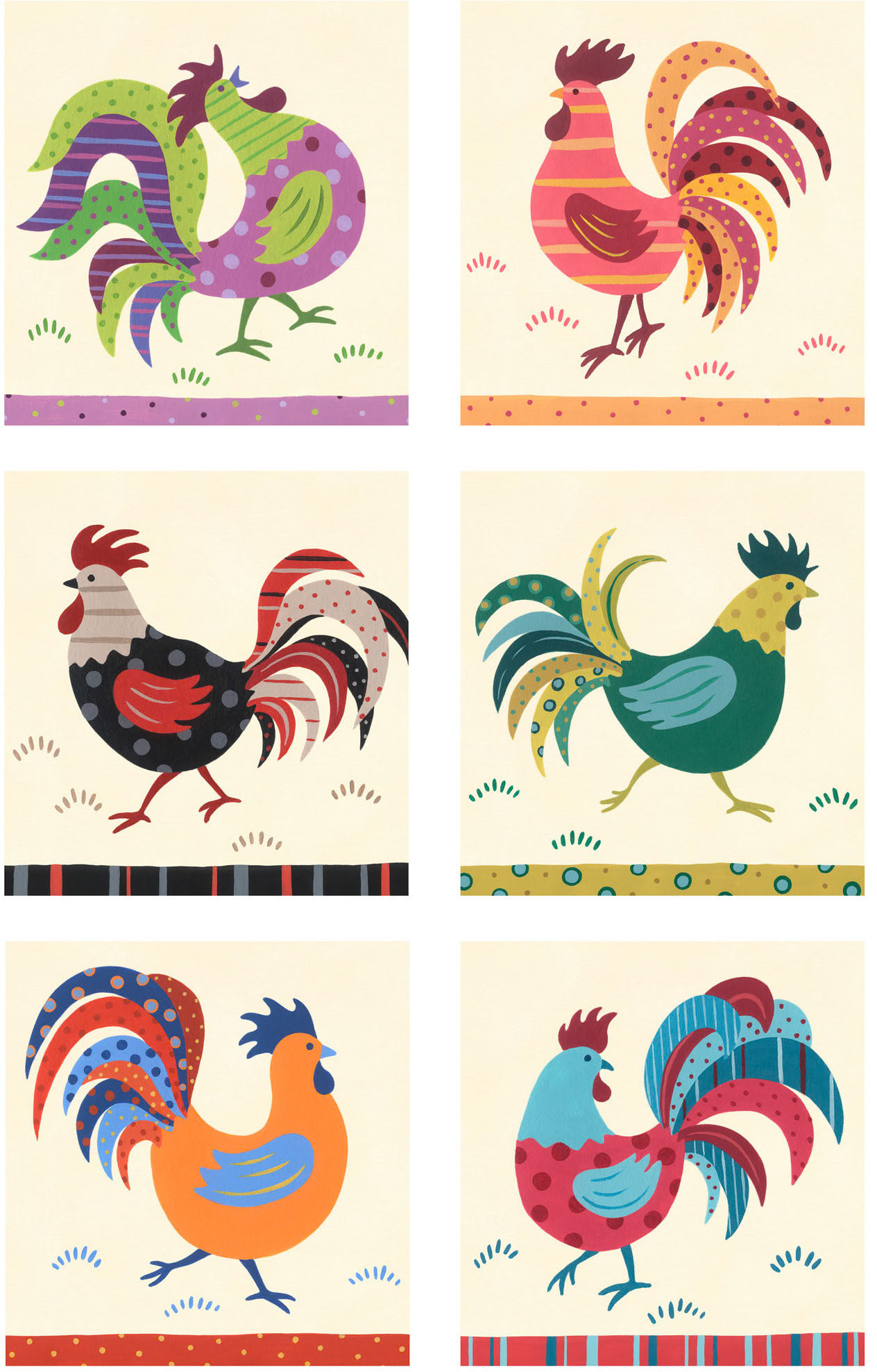 SH_Bird_1117-1122-RoosterSquares2 ©Steve Haskamp - Creatif License