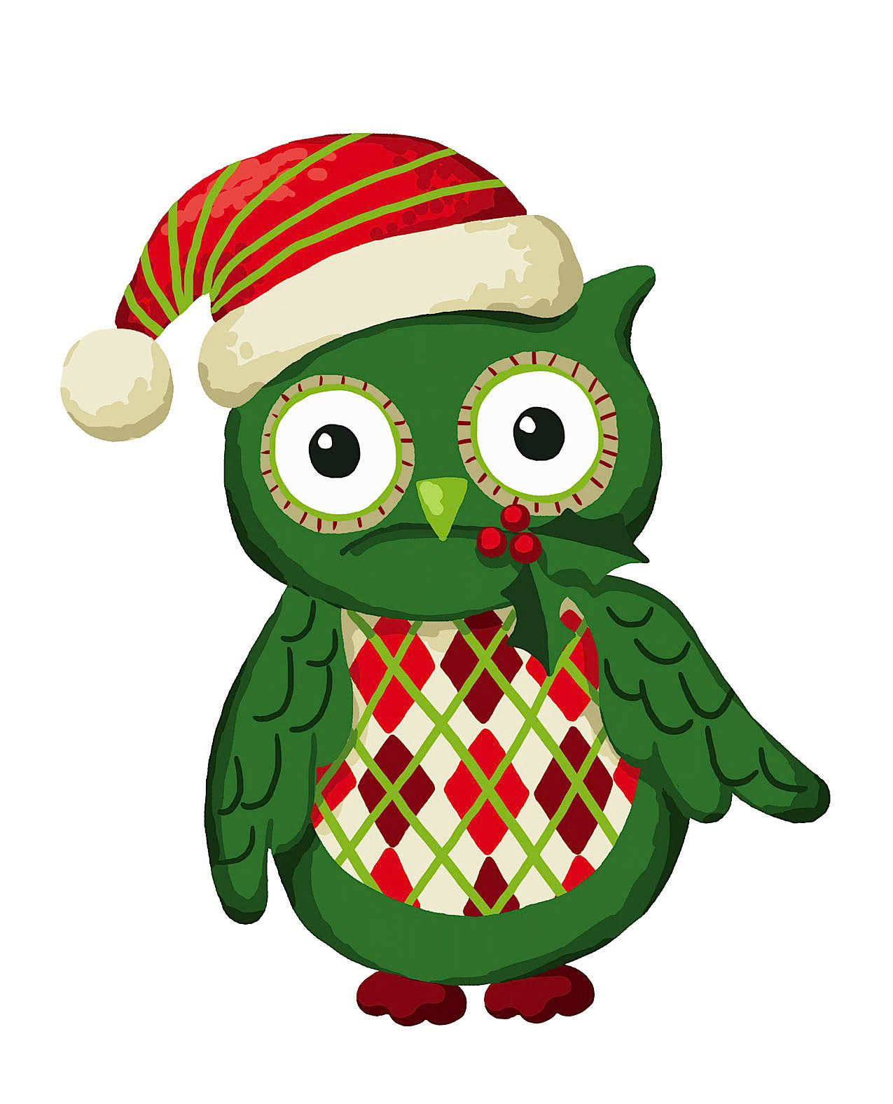 SH_Cmas_1221-2-XmasOwl ©Steve Haskamp - Creatif License