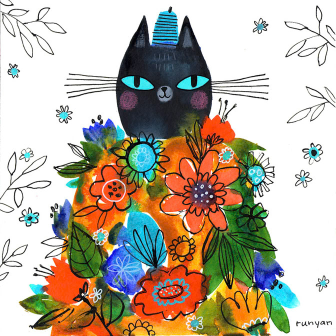 FLOWER FROCK _Cat _  Creatif