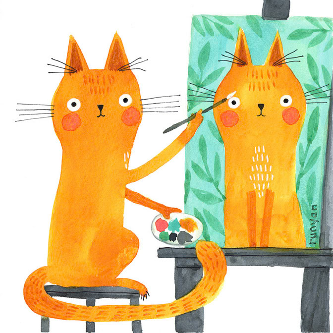 SELF PORTRAIT 2 _Cat _  Creatif