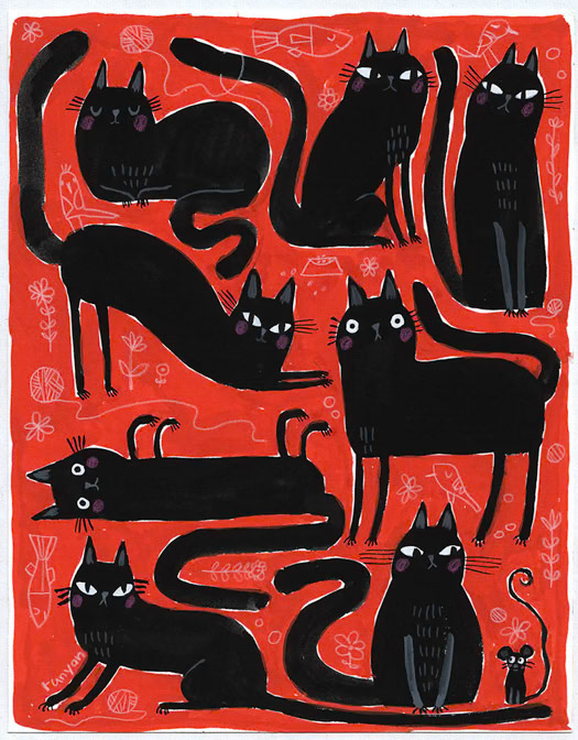 BLACK CAT APPRECIATIOIN DAY _Cat _  Creatif