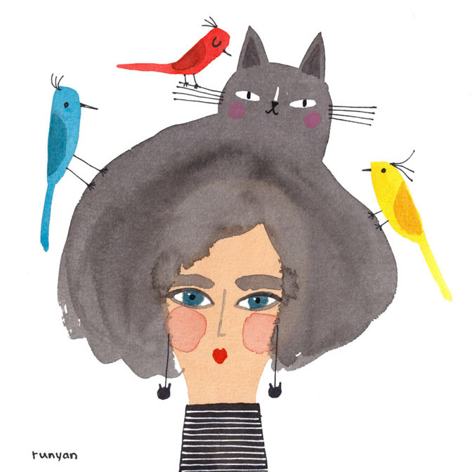 HAIR FULL _Cat Hair- Women _  Creatif