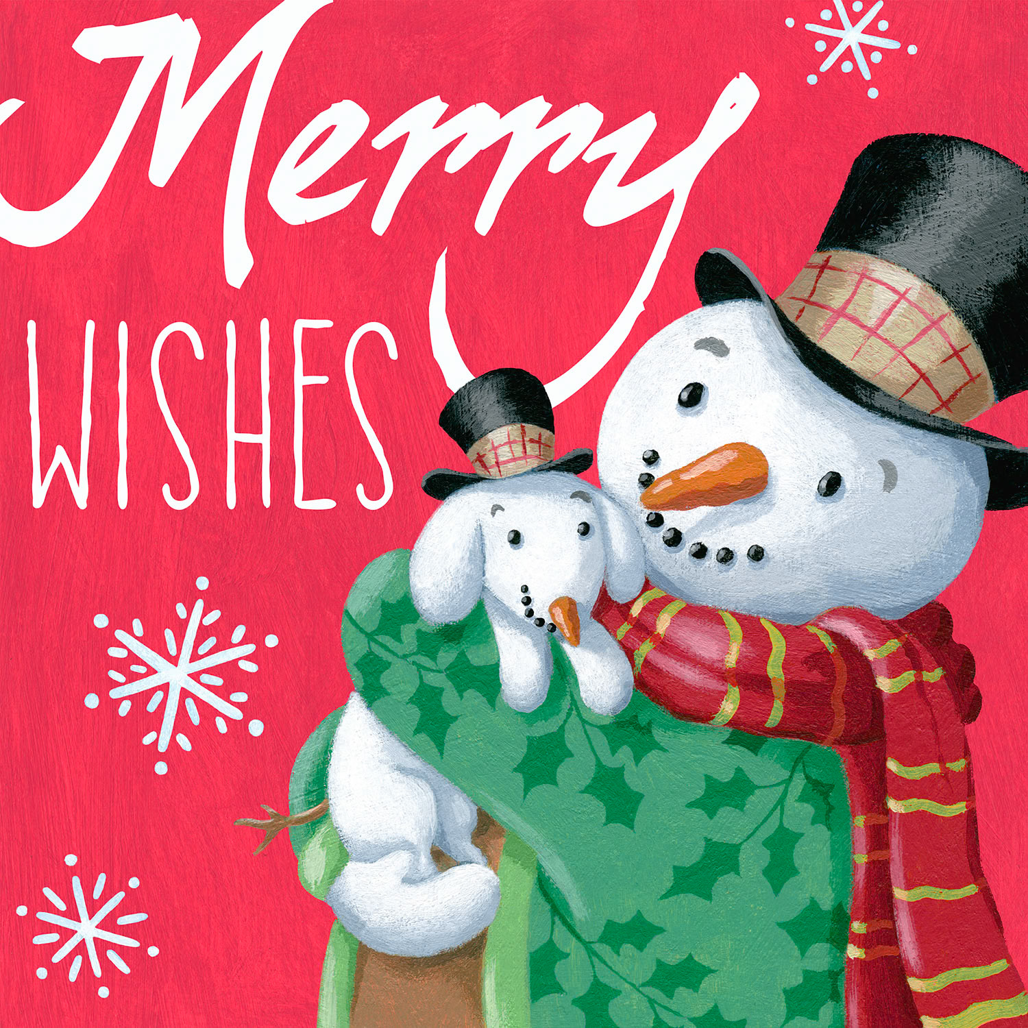 SH_Cmas_687_2-Snowman Cuddling Snowdog_Creatif-1 ©Steve Haskamp - Creatif License