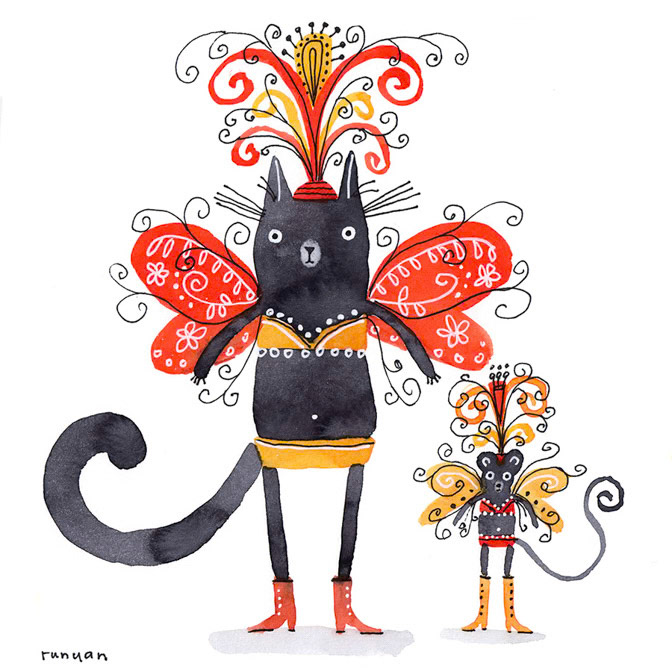 CARNIVAL CAT - Terry Runyan - Creatif _Cat _  Creatif