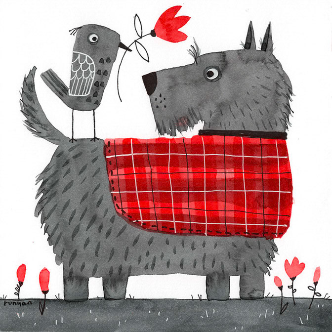 SCOTTY LOVE - Terry Runyan - Creatif _Dog _  Creatif ©Terry Runyan - Creatif License