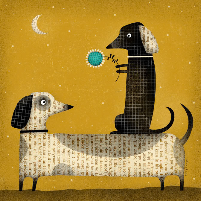 DACHSHUND FRIENDS 2 100dpi _Dog _  Creatif ©Terry Runyan - Creatif License