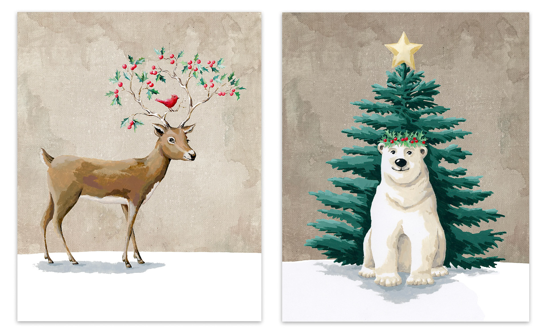 SH_Cmas_2334b_2355_Xmas Peaceful Animals_Creatif ©Steve Haskamp - Creatif License
