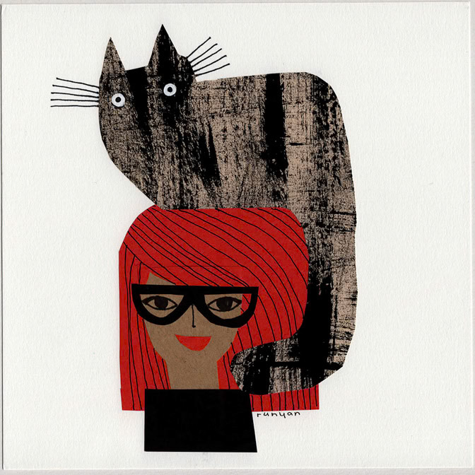 PAPER CAT HAT 3 - Terry Runyan - Creatif _Cat _  Creatif