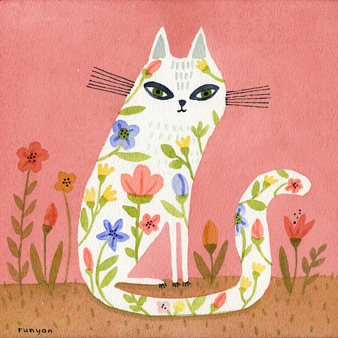 SPRING CAT - Terry Runyan - Creatif _Cat _  Creatif