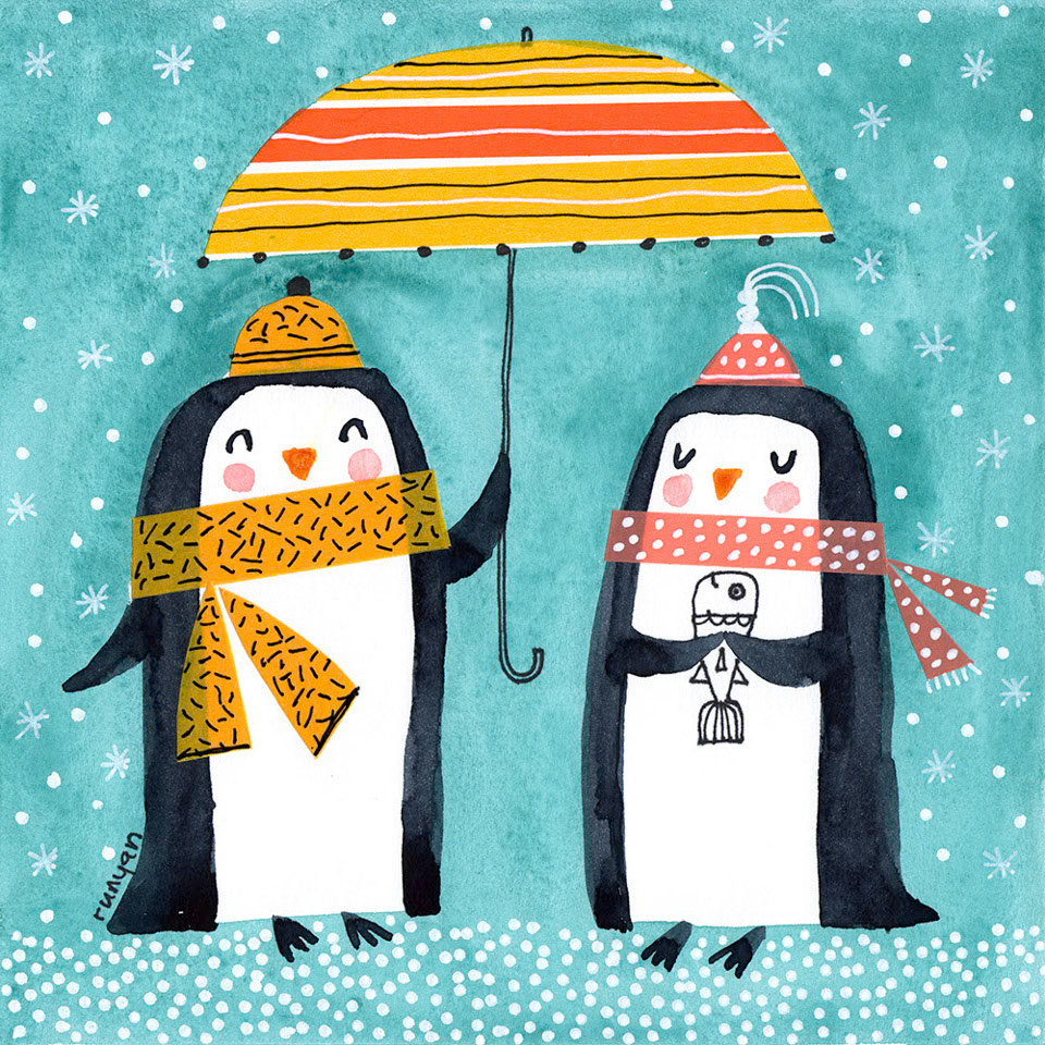 PENGUIN DATE - Terry Runyan - Creatif ©Terry Runyan - Creatif License