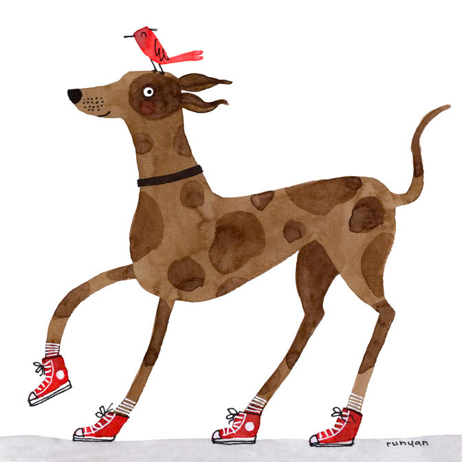 SNEAKERS 2 12x12 _Calendar 2023- Dogs- Hires _  Creatif ©Terry Runyan - Creatif License