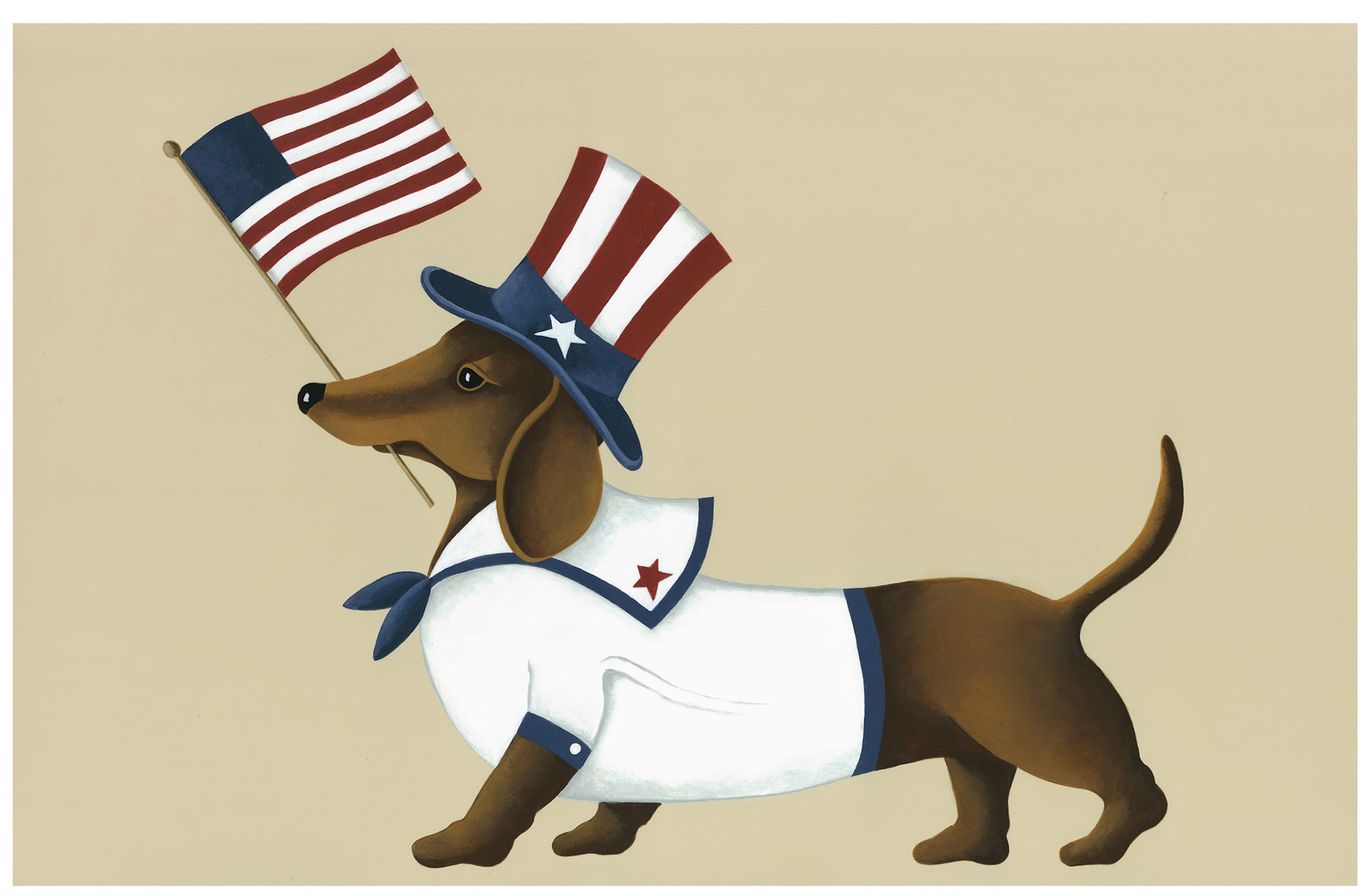 SYW Patriotic dog