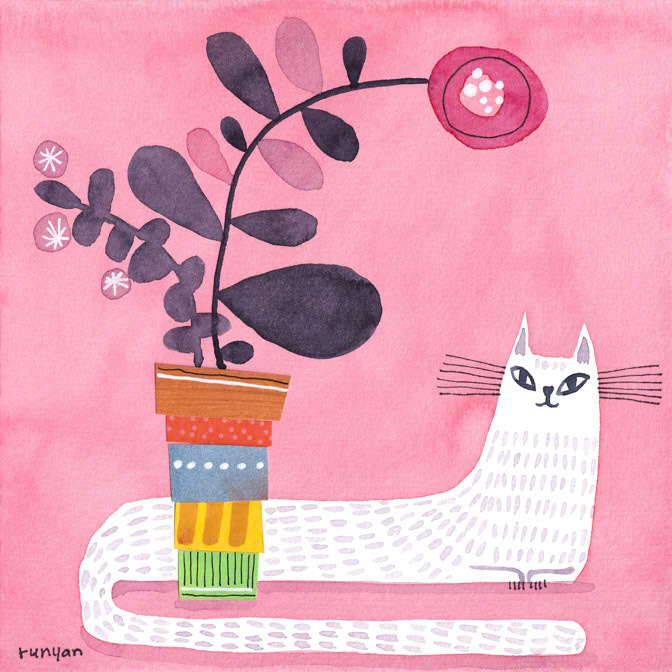 PAPER VASE 15x15 _Andrews Mcmeel 2025 cal- Cats _  Creatif