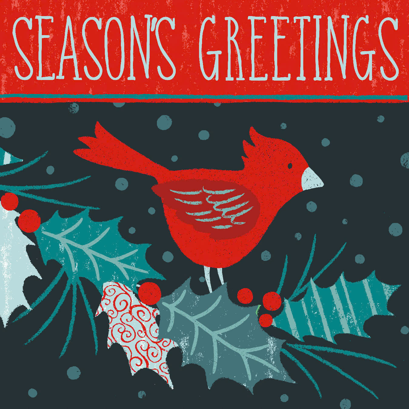 SH_Cmas_744_3_Cardinal On Holly_Creatif ©Steve Haskamp - Creatif License