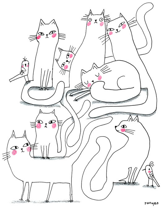 CAT DRAWINGS _Cat _  Creatif