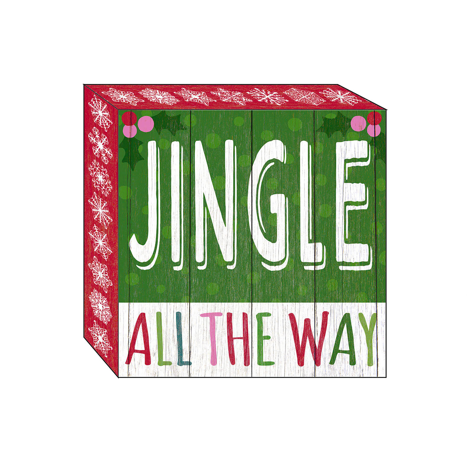 SH_Cmas_Jolly Phrases_1821_M10453 Square Desk Sign_Creatif ©Steve Haskamp - Creatif License