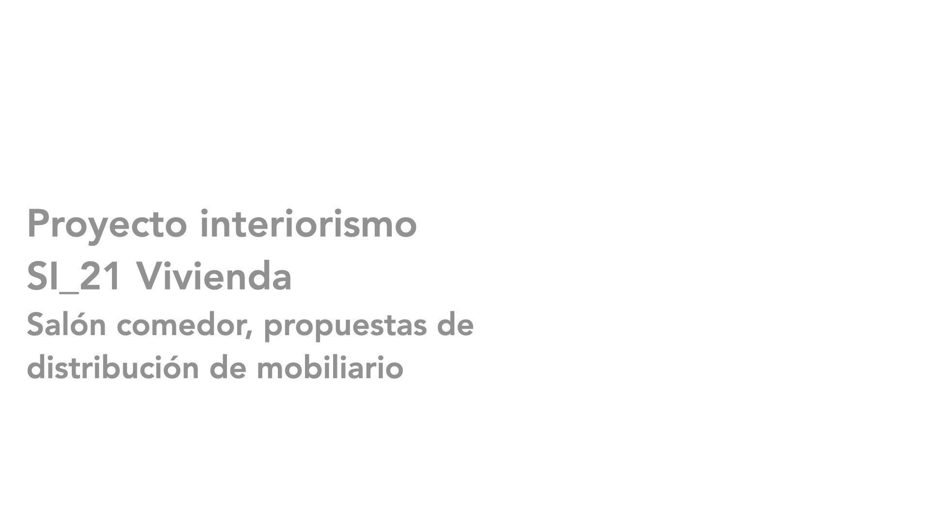 Proyecto de interiorismo para vivienda en el centro de Madrid. Arquitectura de interiores.