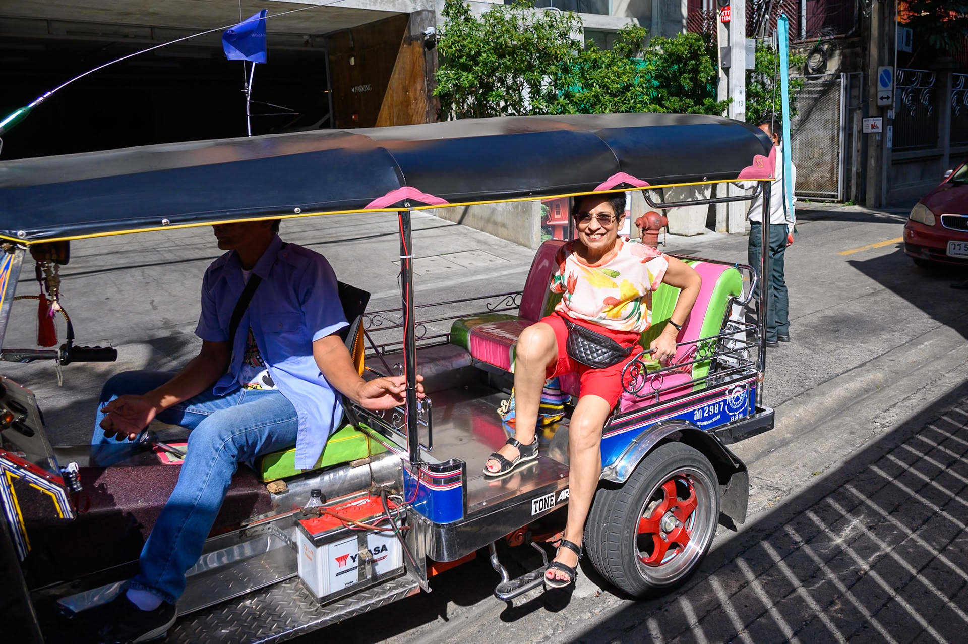 Sortie en Tuk-Tuk pour se rendre au Musée de Jim Thompson