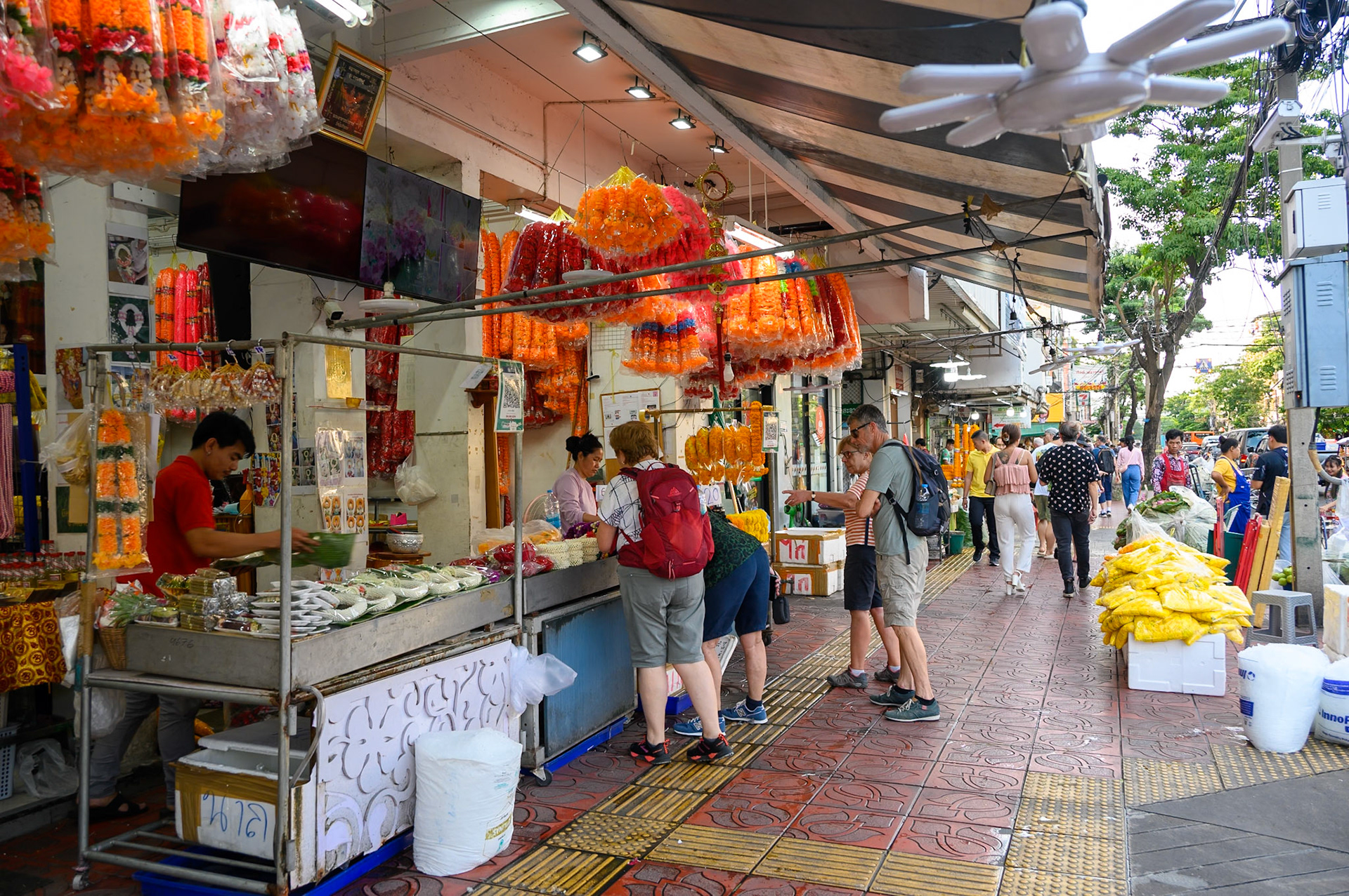 Bangkok - Marché aux fleurs Pak Khlong Talat