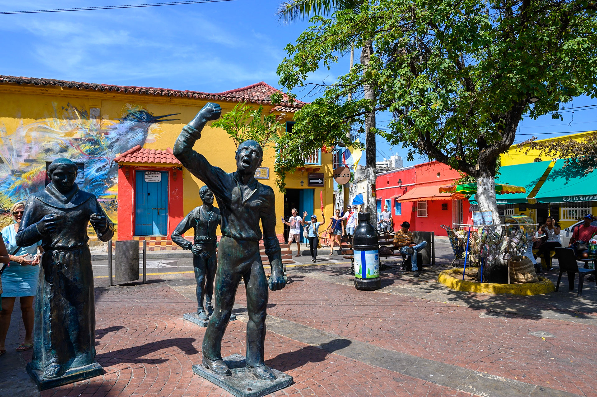 Visite du quartier Getsemani par le guide local
