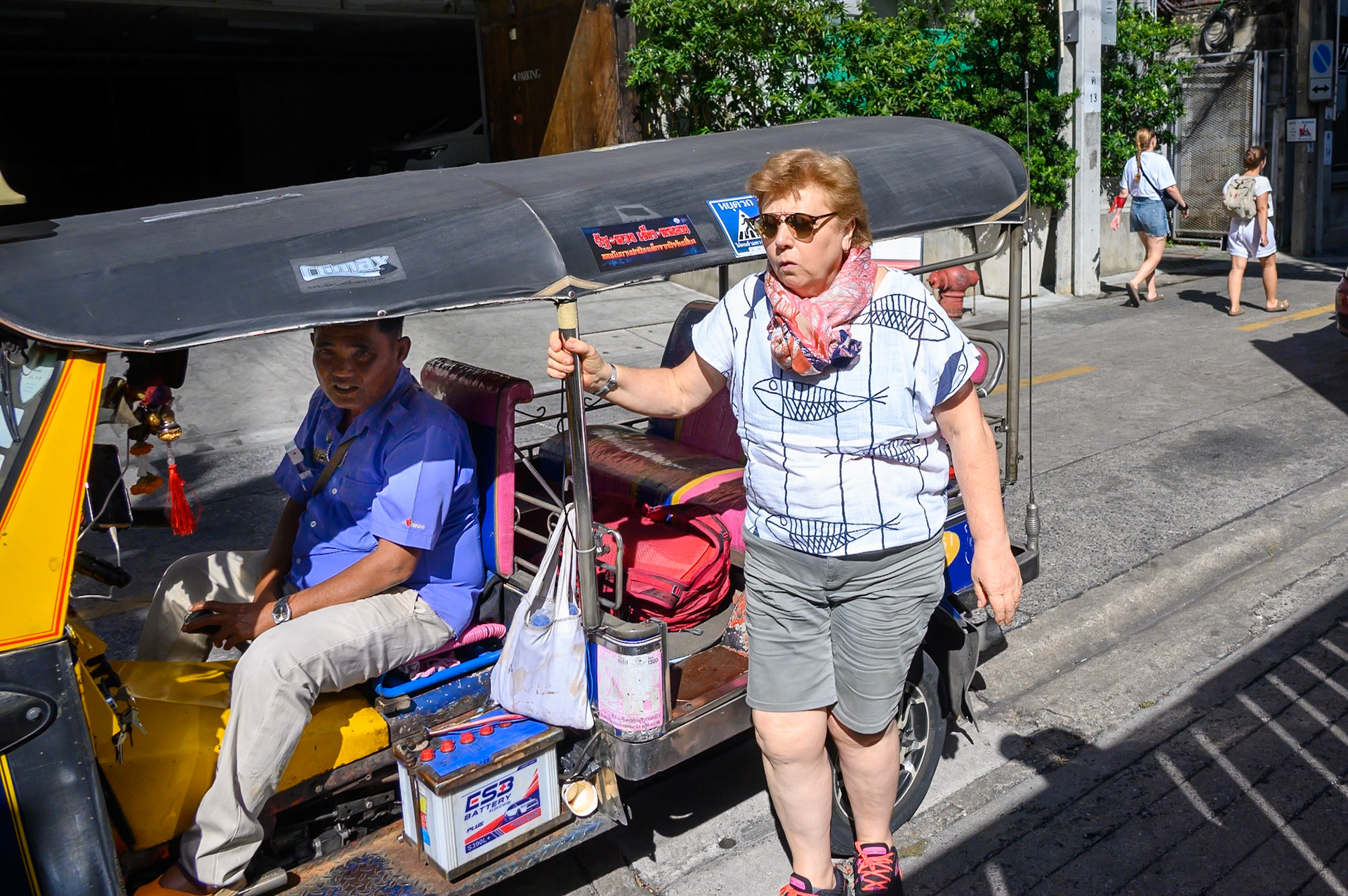 Sortie en Tuk-Tuk pour se rendre au Musée de Jim Thompson
