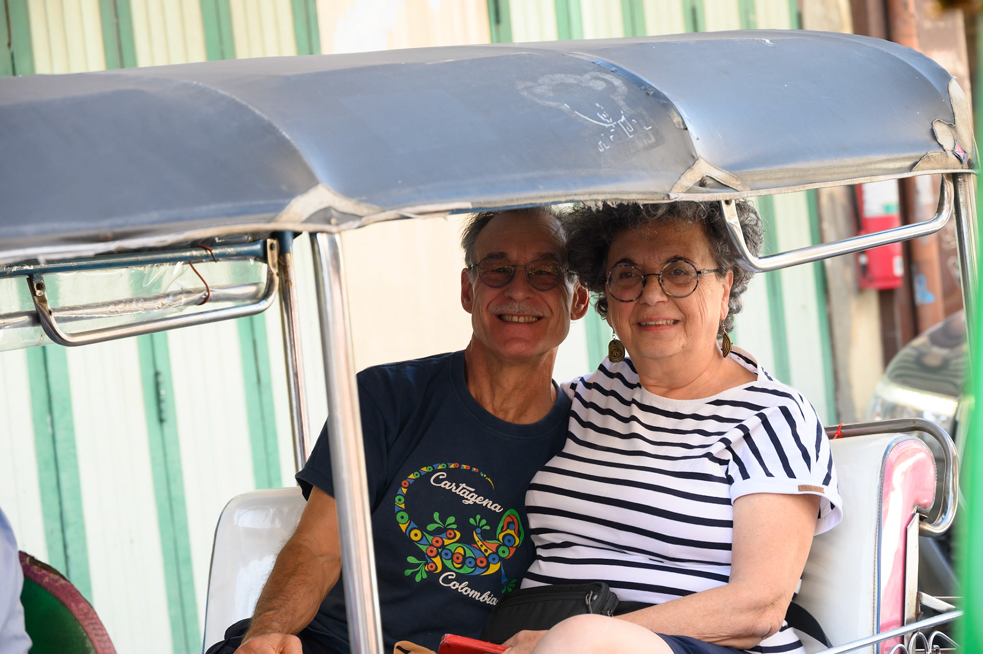 Sortie en Tuk-Tuk pour se rendre au Musée de Jim Thompson
