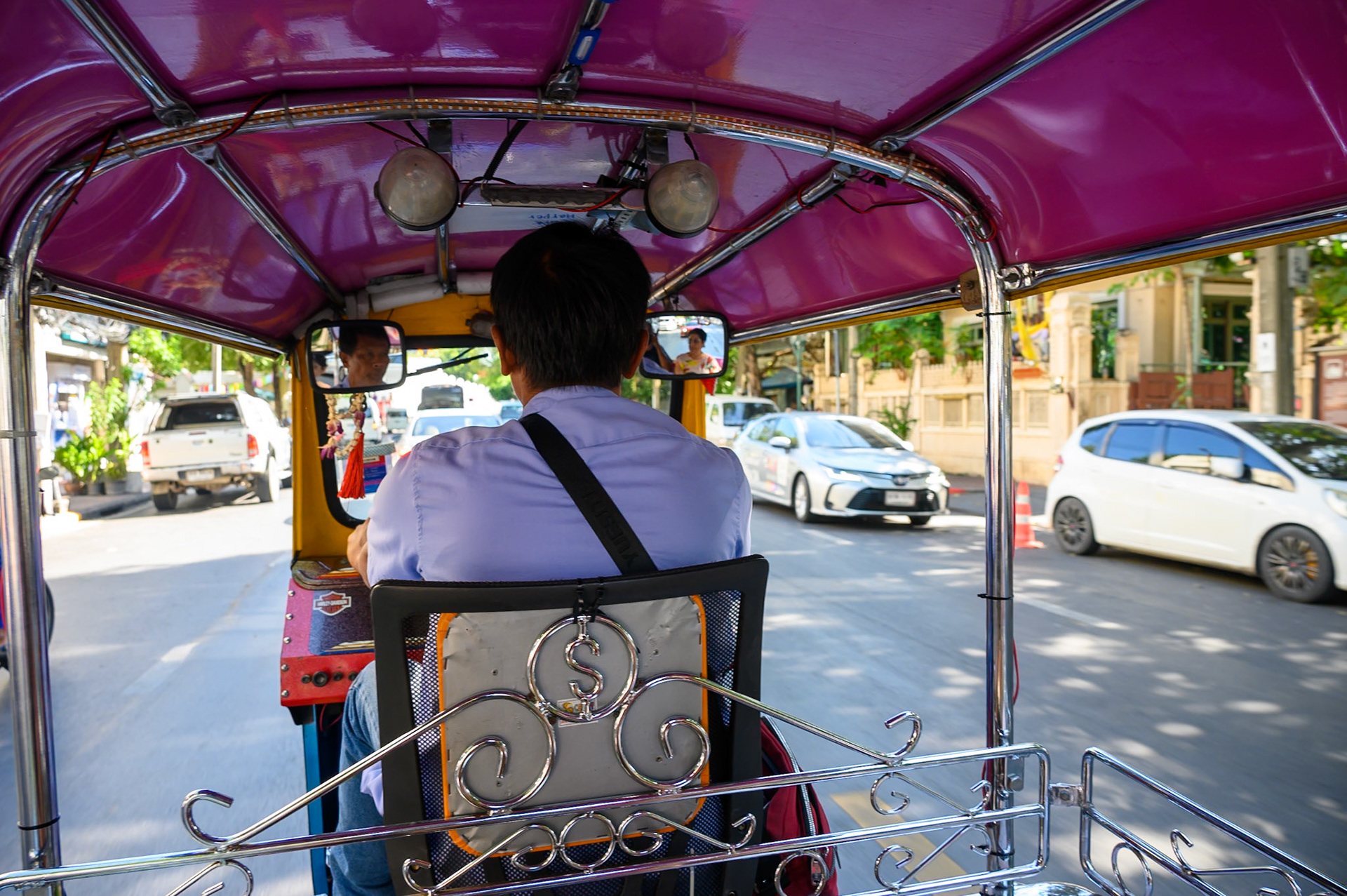 Sortie en Tuk-Tuk pour se rendre au Musée de Jim Thompson