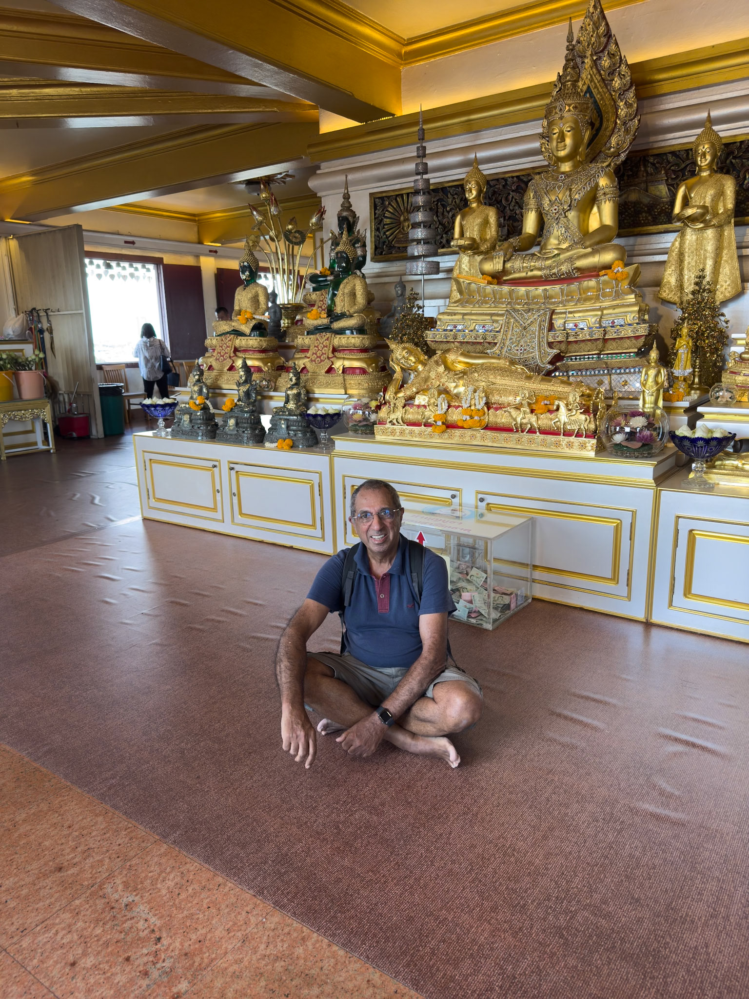 Wat Saket - The Golden Mount. Temple érigé sur une colline artificielle.