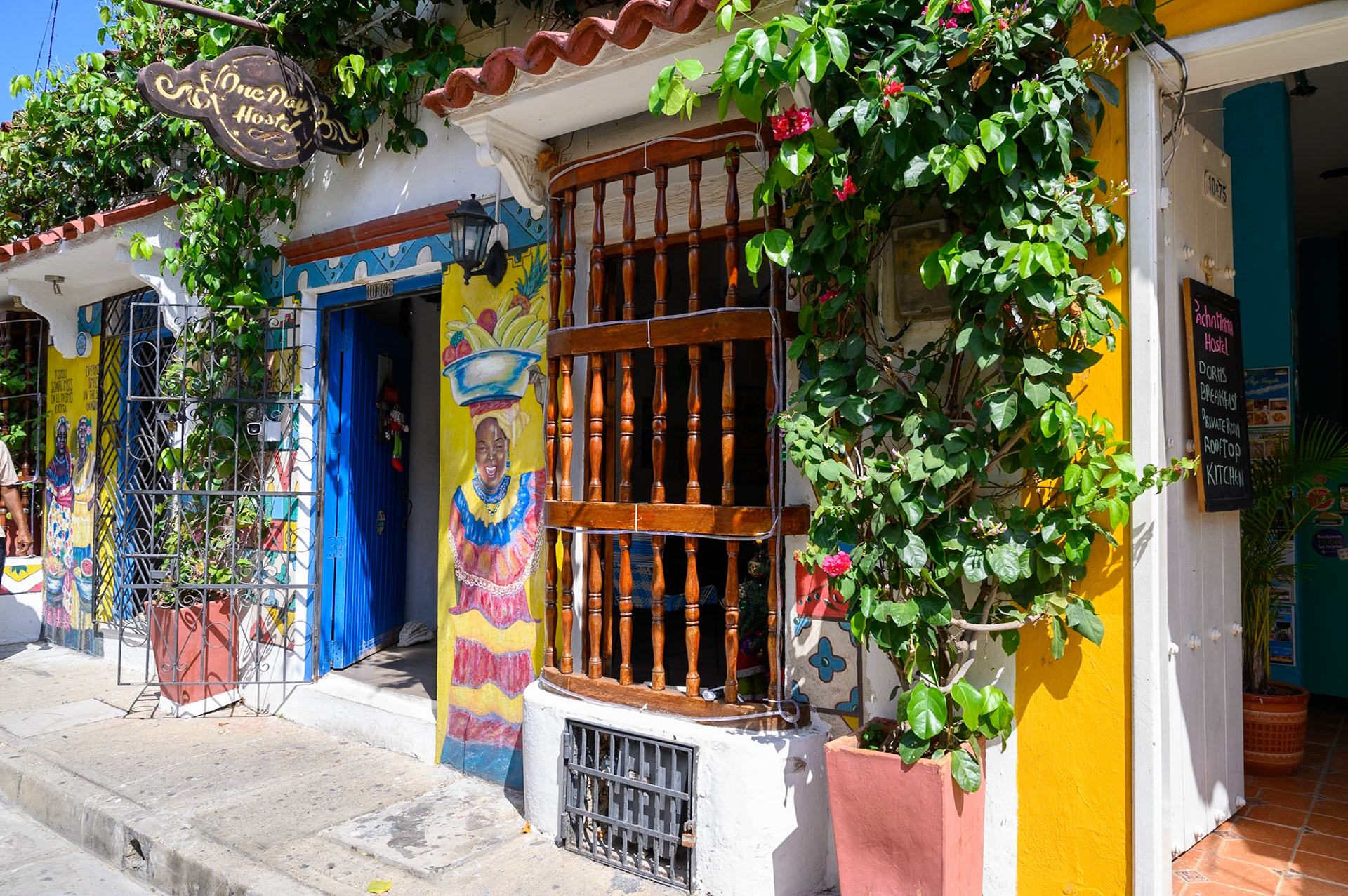 Visite du quartier Getsemani par le guide local