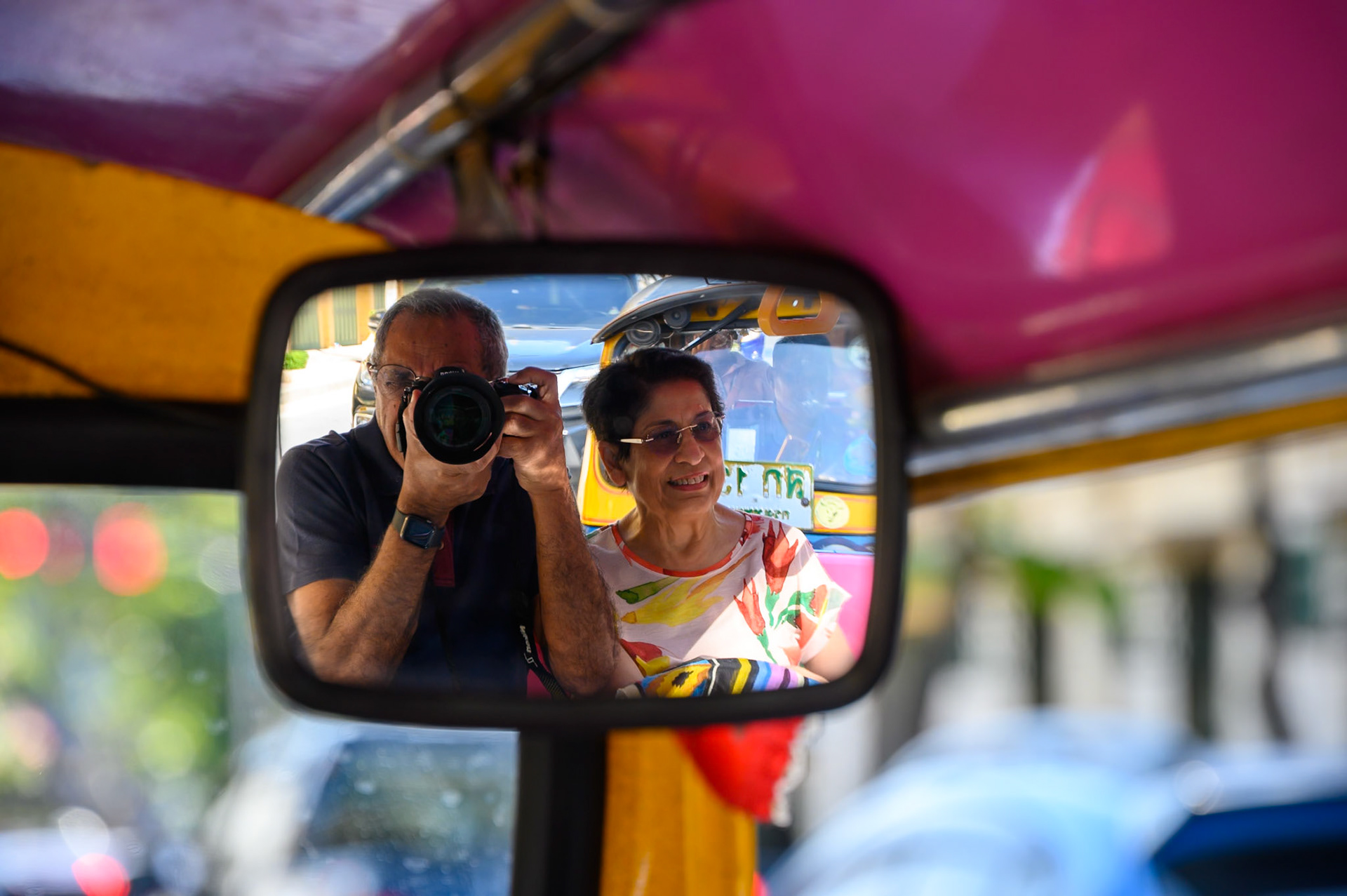 Sortie en Tuk-Tuk pour se rendre au Musée de Jim Thompson