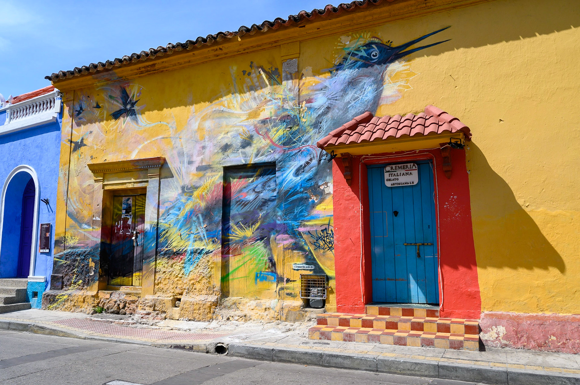 Visite du quartier Getsemani par le guide local
