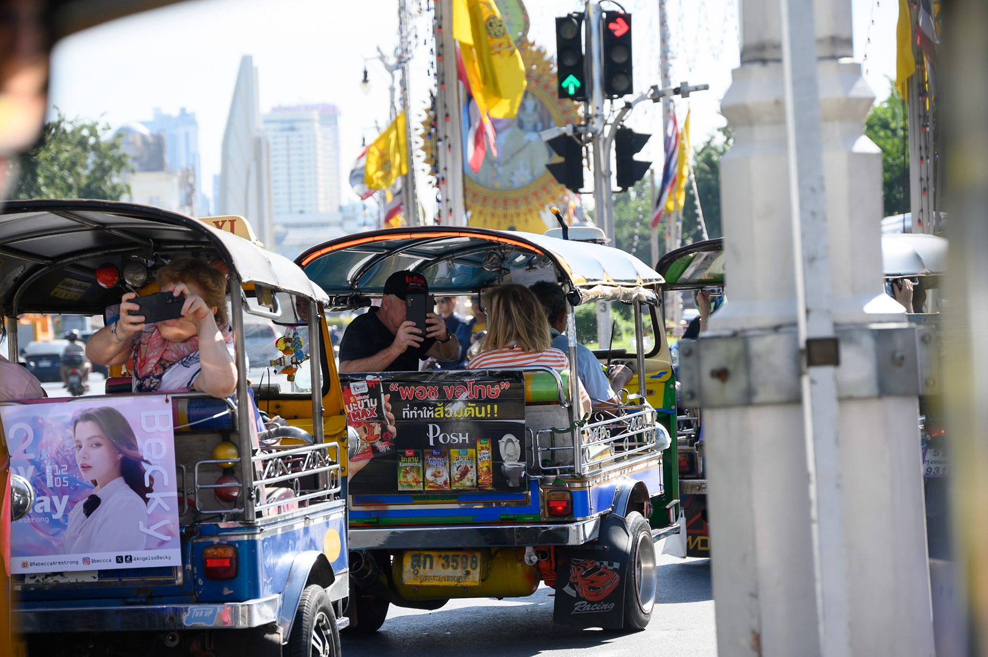 Sortie en Tuk-Tuk pour se rendre au Musée de Jim Thompson