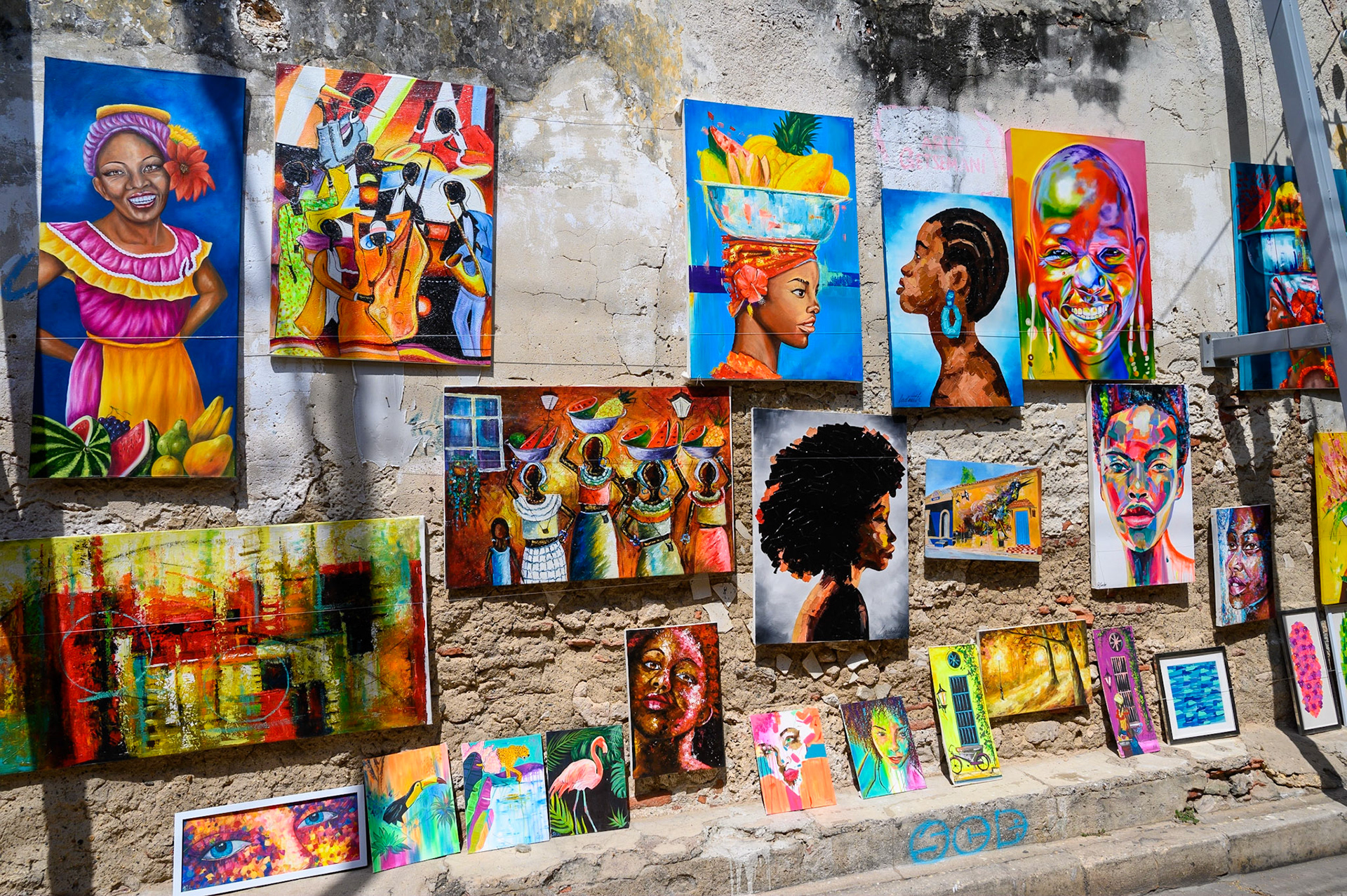 Visite du quartier Getsemani par le guide local