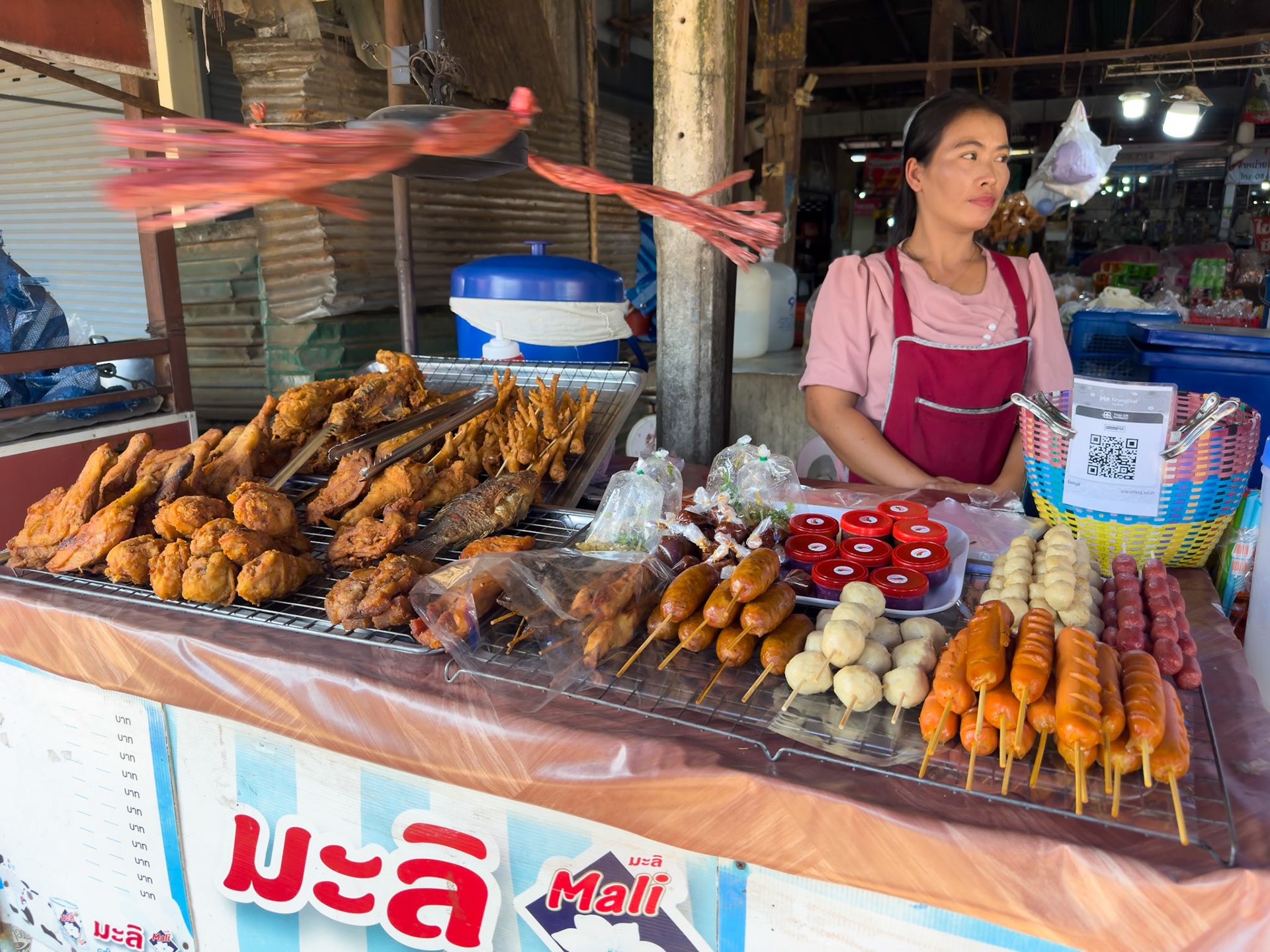 Marché local - Mueang Ngai, District de Chiang Dao.