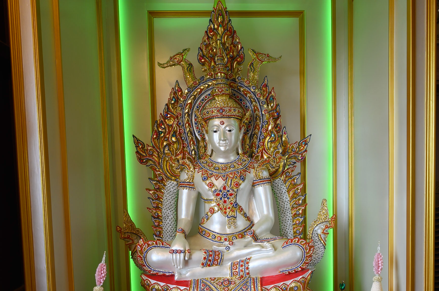 Wat Saket - The Golden Mount. Temple érigé sur une colline artificielle.