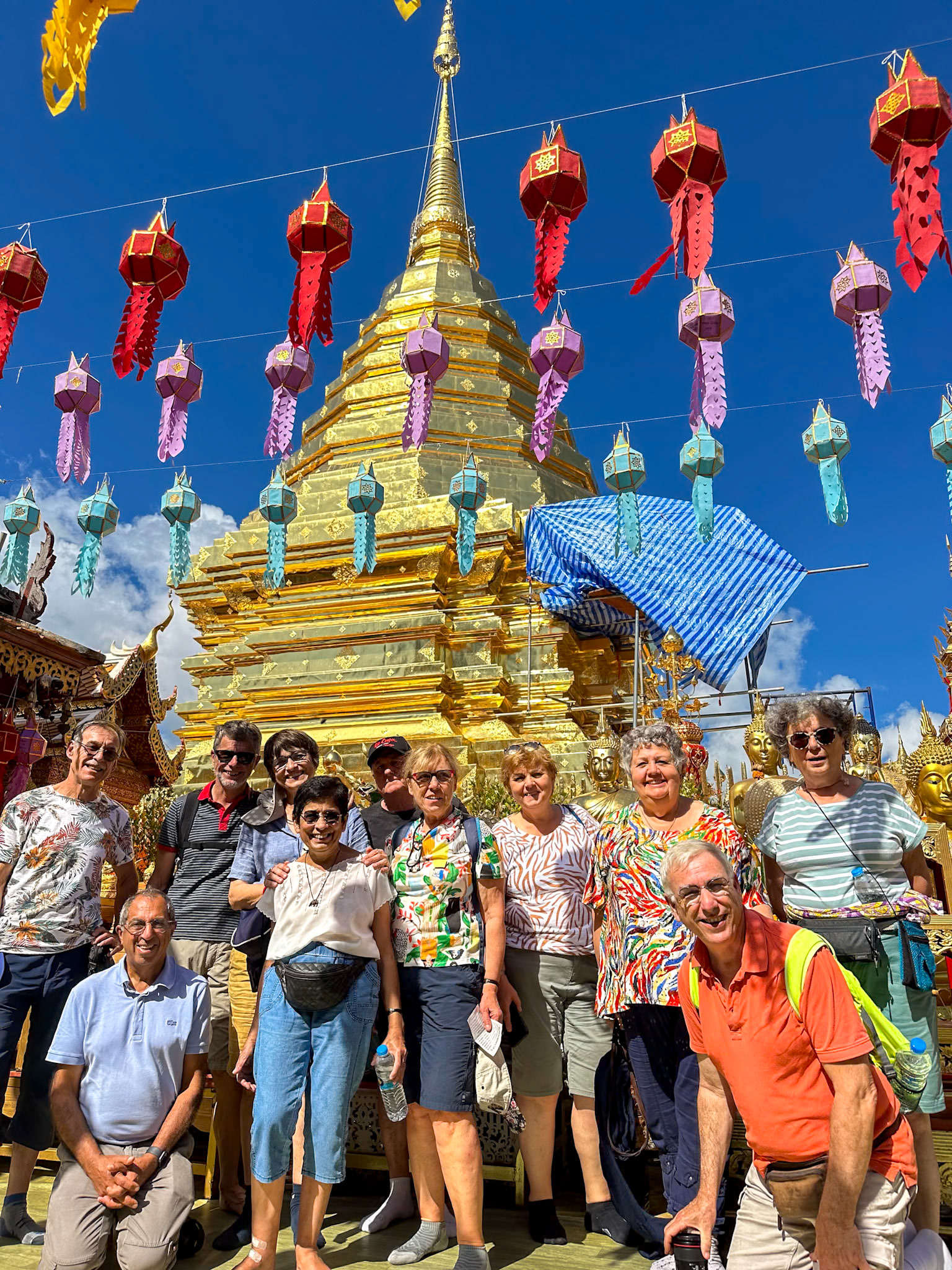 Wat Phrathat Doi Suthep - Temple à flanc de montagne.