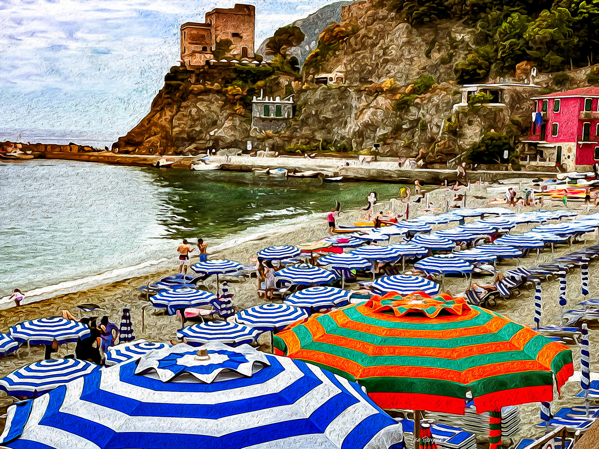 Beach Day, Cinque Terre