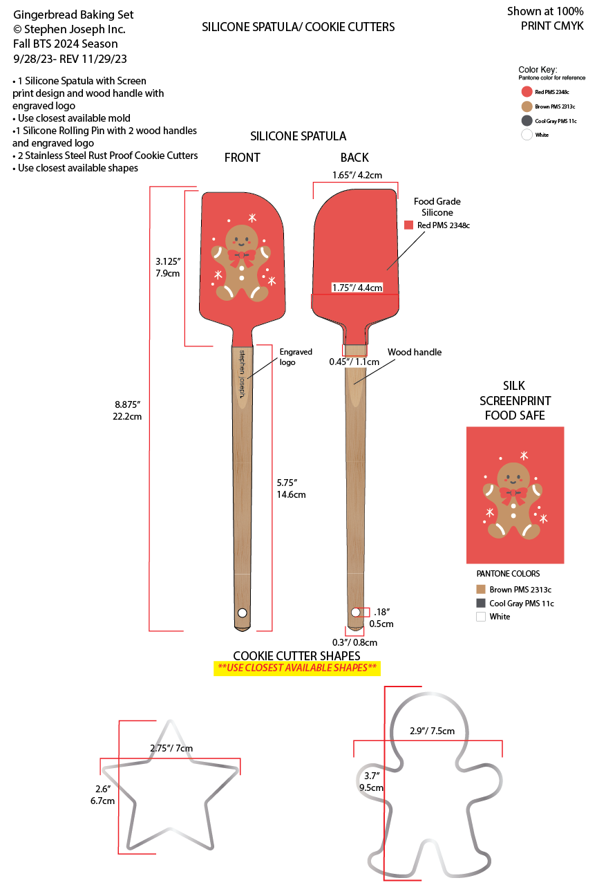 Holiday Silicone Spatula- Art for Factory