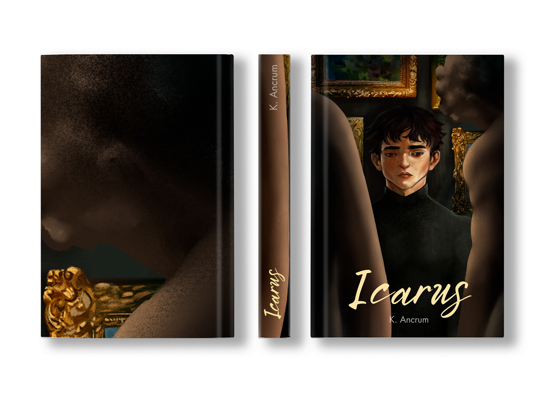 Icarus by K. Ancrum Fanmade Book Cover