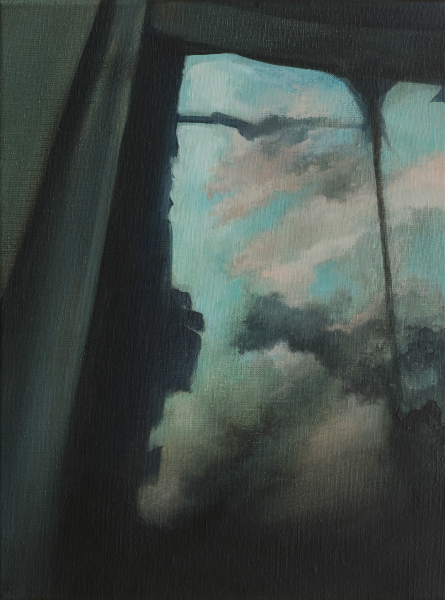 Nimbostratus above Paris (40x30)