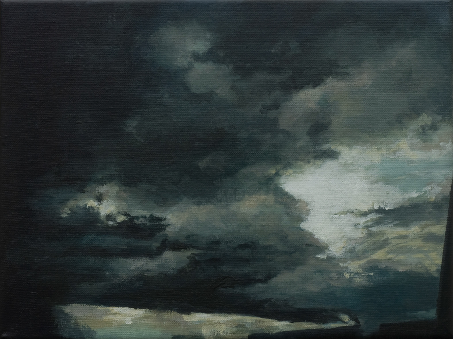 Nimbostratus near Toulouse (30x40)