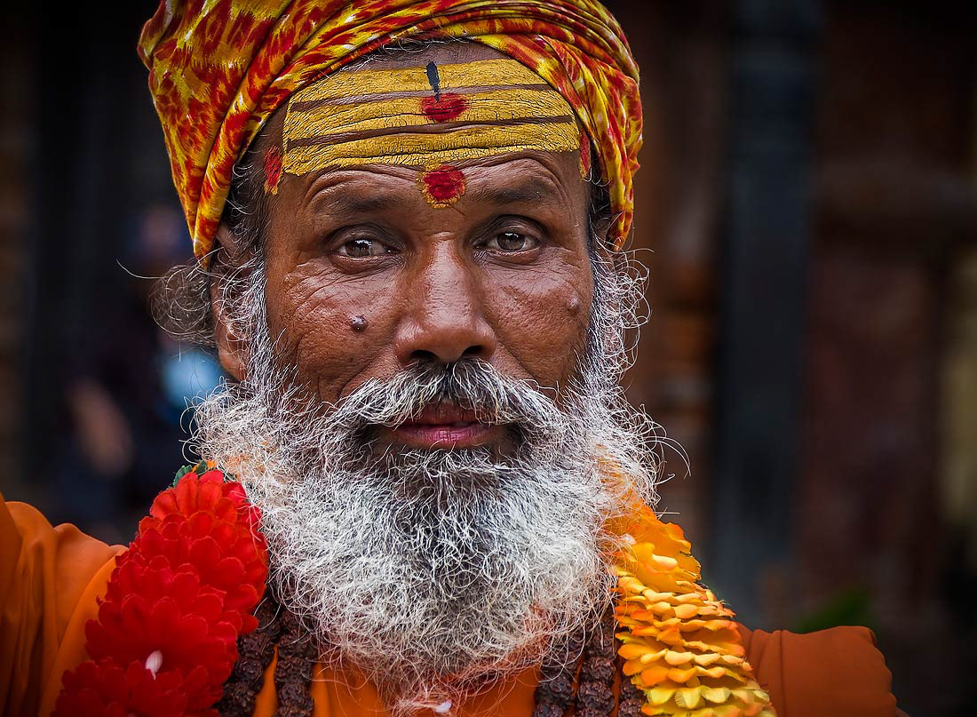 Holy man. Kathmandu.