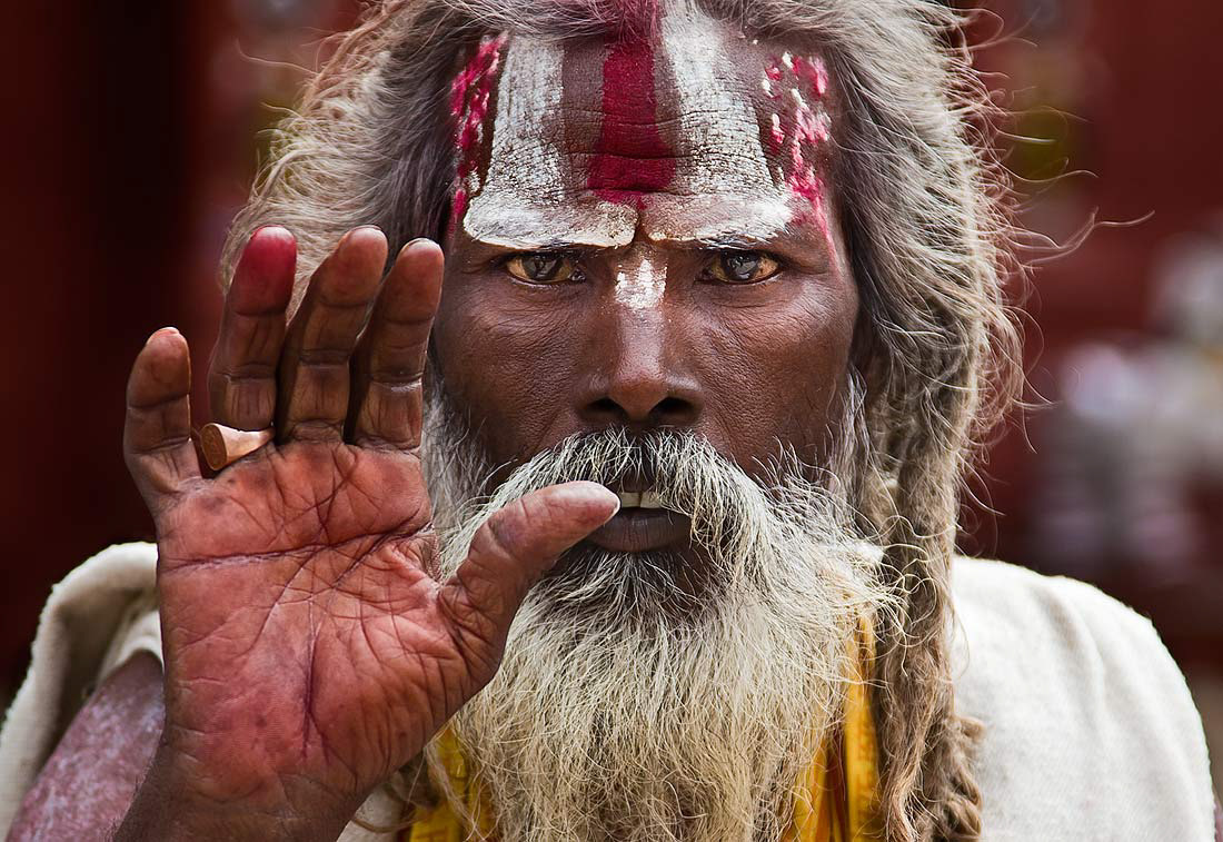 Holy man. Kathmandu.