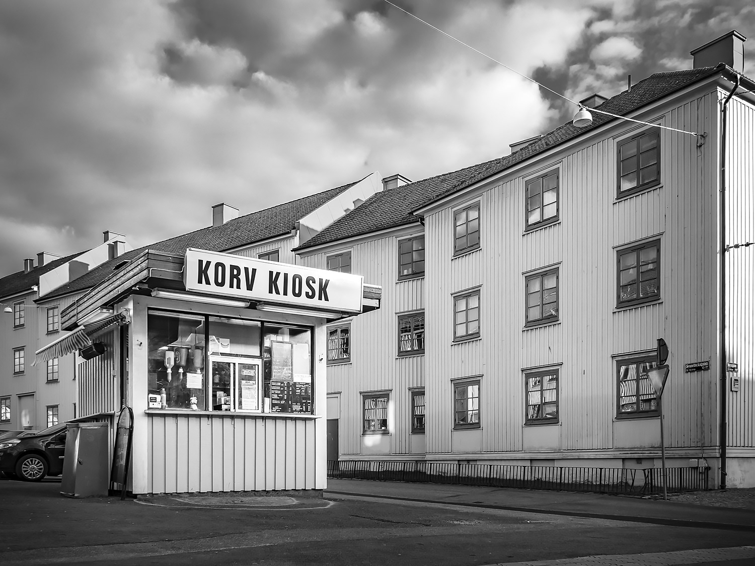"Sausage Kiosk" in Majorna.
