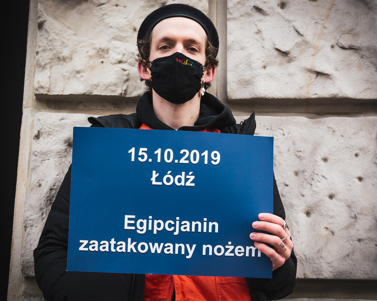 "15.10.2019, Łódź: an Egyptian attacked with a knife"