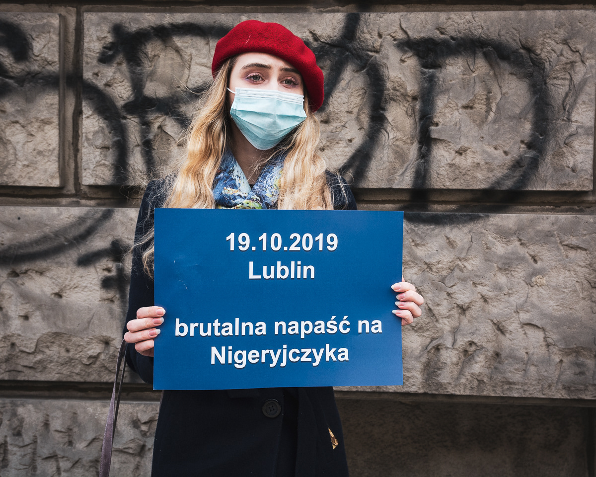 "19.10.2019, Lublin: brutal assault of a Nigerian"