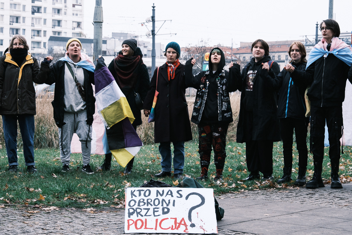 "Who will protect us from the police?"